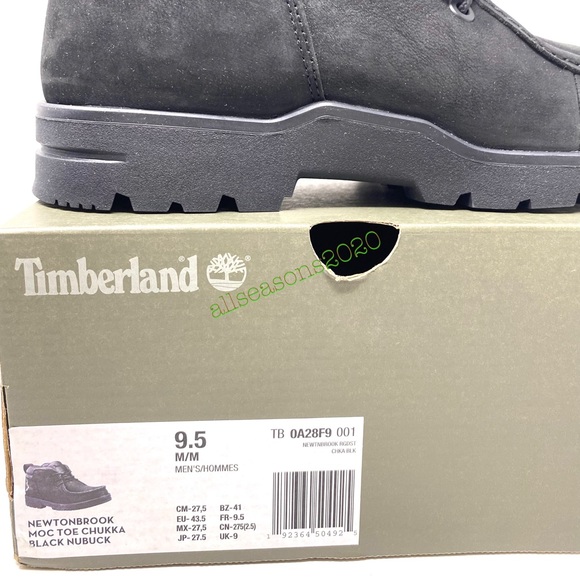 Timberland Newtonbrook Moc Toe Chukka Black Men’s - Picture 13 of 14